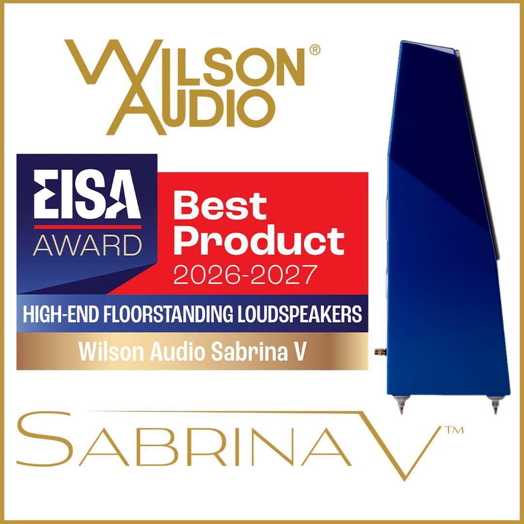 news AudioNatali - EISA AWARD 2026-2027 — Wilson Audio Sabrina V